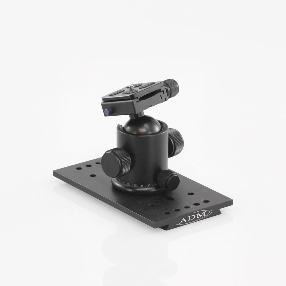 alarm Vertrappen ventilator DUP-BCM- Universal Dovetail Bar with Ball Head Camera Mount. - ADM  Accessories