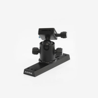ADM Accessories | V Series | Dovetail Camera Mount | VDUP-BCM | VDUP-BCM- V Series Universal Dovetail Ballhead Camera Mount - Installed | Image 1